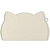 Coomazy Katzenfuttermatte Beige